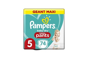 Couche bébé Pampers Pampers baby-dry pants couches-culottes taille 4, 74 culottes