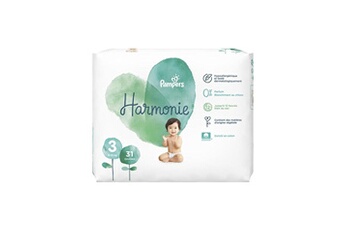 Couches Pampers Pampers couches harmonie taille 3 6-10 kg - 31 couches