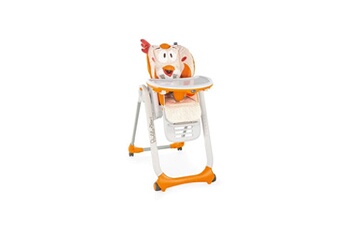 Chaises hautes et réhausseurs bébé Chicco Chaise haute polly 2 start - 4 roues fancy chicken