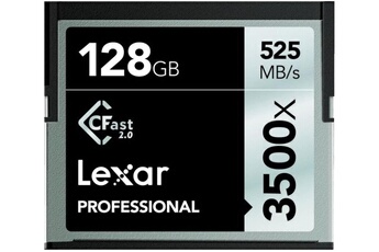 Lexar Cartes CompactFlash lc128crbeu3500 professional carte mémoire cfast compact flash