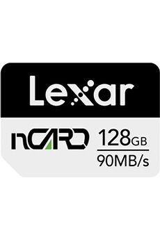 Carte mémoire SD Lexar Carte Mémoire nCARD 128 Go Nano pour Téléphones Huawei - Noir+Blanche