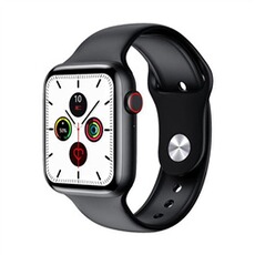 Montre connectée GENERIQUE Montre connectée W26 Plus carré Écran IPS 1.75 étanche IP68 suivi de fréquence cardiaque -Noir