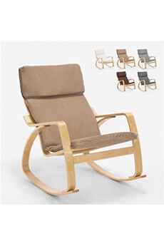 fauteuil de salon ahd amazing home design - fauteuil à bascule au design scandinave ergonomique aalborgb, couleur: beige