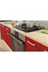 GENERIQUE ULTRA Cuisine complete avec meuble four et plan de travail inclus L 300 cm - Rouge mat photo 2