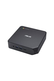 Unité Centrale Asus Chromebox 4 G5007UN - Mini PC - 1 x Core i5 10210U / 1.6 GHz - RAM 8 Go - SSD 128 Go - UHD Graphics - GigE - LAN sans fil: Bluetooth 5.0,