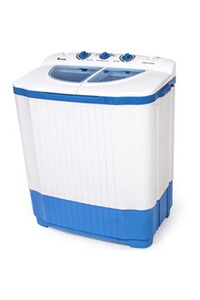 Capacité 3kg Adapté Aux Appartements De Voyage en Famille Machine à laver Mini Portable Monocylindre Semi-Automatique avec Minuterie 