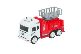 Véhicules miniatures GENERIQUE Mini built fire-fighting engineering car toys gifts for pre-school children rouge
