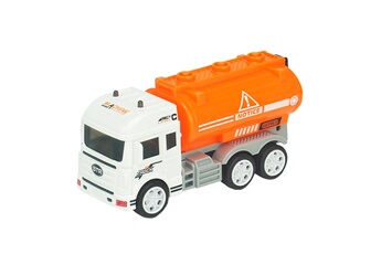 Véhicules miniatures GENERIQUE Mini built fire-fighting engineering car toys gifts for pre-school children orange