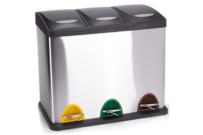 Poubelle Msv Msv Poubelle A Pedale Tri Selectif Inox 3 Bacs 8lx3 Darty Poubelle Msv Msv Poubelle A Pedale Tri Selectif Inox 3 Bacs 8lx3 Darty