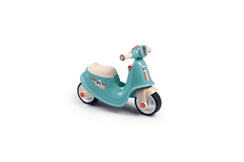 Véhicule à pédale Smoby Porteur scooter bleu -