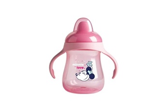 Autre accessoire repas bébé Disney Tasse a bec + anses minnie confettis - 250 ml - en polypropylene
