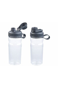 Gourde et poche à eau Speeron : 2 gourdes sport de 700 ml - Transparent