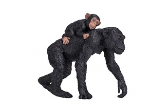 Figurine pour enfant SMALL FOOT Animal planet chimpanzé et bébé