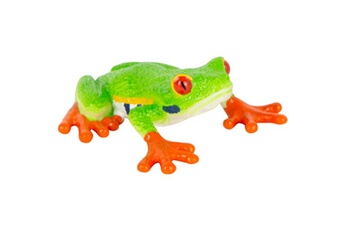 Figurine pour enfant SMALL FOOT Animal planet grenouille à yeux rouges