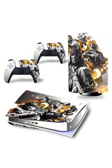 Etui et protection gaming GENERIQUE Autocollant Stickers de Protection pour Console Sony PS5 Edition Standard - - Call of duty (TN-PS5Disk-4042)