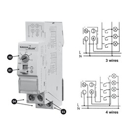 TOMADA ELÉCTRICA INTELIGENTE GB-155G 2300 W GreenBlue - Tomadas 230V TOMADA ELÉCTRICA INTELIGENTE GB-155G 2300 W GreenBlue - Tomadas 230V