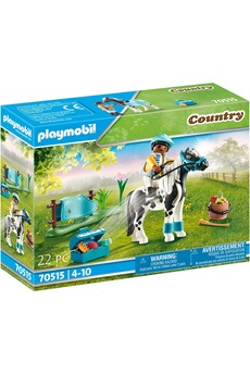 Playmobil PLAYMOBIL Playmobil 70515 - country poney lewitzer à collectionner