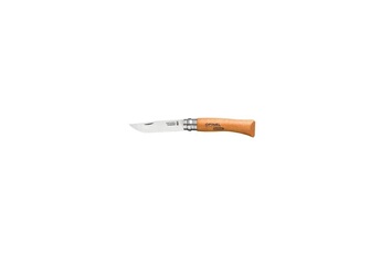 OPINEL Couteau Opinel opinel blister - n°7 lame carbone 8cm manche en hêtre