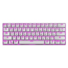 GENERIQUE - K28 - Clavier mécanique sans fil - Bluetooth - 61 touches - Blanc