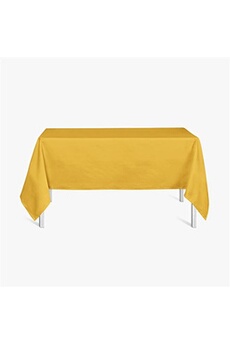 nappe de table today nappe rectangle coton, ceremony safran 140 x 240