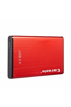 Disque dur externe Caraele Disque dur externe H5 500Go HHD USB3.0 -rouge
