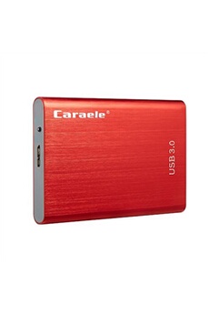 Disque dur externe Caraele Disque dur externe H4 500Go HHD USB3.0 -rouge