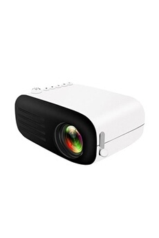 Vidéoprojecteur Lejiada Vidéoprojecteur YG200 - Avec HDMI/USB/AV/TF - blanc