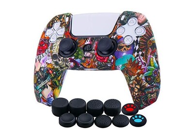 Accessoires Ps4 Yorha Yorha Housse Coques Autocollants En Impression Silicone Epaissi Skin Cover Pour Sony Ps5 Dualsense Manette Betes X 1 Avec Prises De Pouce X 10 Darty Accessoires Ps4 Yorha Yorha Housse Coques Autocollants En Impression Silicone Epaissi Skin Cover Pour Sony Ps5 Dualsense Manette Betes X 1 Avec Prises De Pouce X 10 Darty