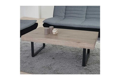 salon table Fsc 40x110x60cm Chêne-Optik métal-Pieds Table basse KOS t577 