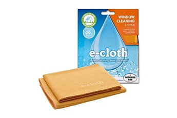 Lingettes bébé E-cloth Pack e-cloth nettoyage vitres chiffon, orange, 32 x 32 cm