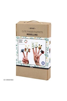 Autres accessoires de bureau CREATIV COMPANY Kit Modelage - Marionnettes à doigt