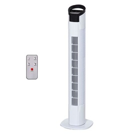 HOMCOM Ventilateur Colonne Tour Oscillant 45 W Télécommande 32 x 32 x 96cm Blanc HOMCOM Ventilateur Colonne Tour Oscillant 45 W Télécommande 32 x 32 x 96cm Blanc
