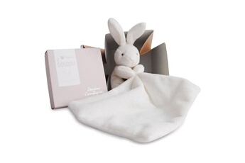 Doudou Doudou Doudou et compagnie lapin mouchoir - doudou en boîte fleur