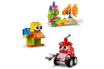 Autres jeux de construction Lego Lego classic 11013 briques transparentes créatives, jeu de construction en briques incluant des animaux pour enfants