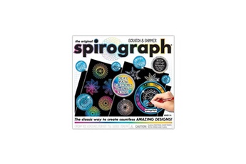 Autres jeux créatifs Splash Toys Spirograph - scratch & sparkle avec feuilles magiques