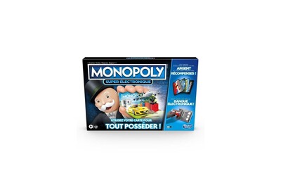 Version Française Monopoly Super Electronique Jeu de Plateau Jeu de Société 