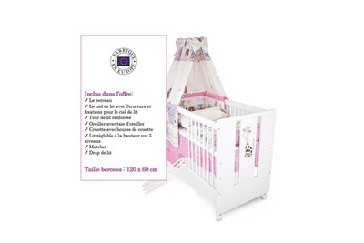 Lit Bebe Generique Berceau Bebe Lit Bebe 1 X 60 Cm Avec Set De Lit 9 Pieces Girafe Rose Loisir Darty Lit Bebe Generique Berceau Bebe Lit Bebe 1 X 60 Cm Avec Set De Lit 9 Pieces Girafe Rose Loisir Darty