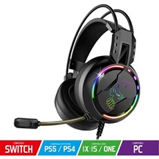Casque Gaming filaire Série Multiplateforme Pro H7 RVB Noir