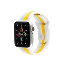 Coque et étui téléphone mobile GENERIQUE Bracelet en silicone avec coque de protection pour Apple Watch Series 6/ SE/ 5/ 4 44mm - Multicolore#16(Taille L)