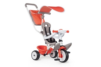 Véhicule à pédale Smoby Tricycle enfant baby balade rouge - smoby
