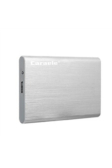 Disque dur externe GENERIQUE Disque dur externe CARAELE H4 500Go HHD USB3.0 -Argent