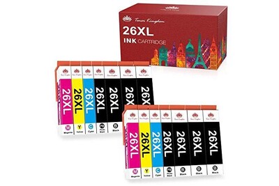 Cartouche D Encre Toner Kingdom Toner Kingdom Remplacement 26xl Pour Cartouche D Encre Epson 26xl Compatible Avec Epson Expression Premium Xp 510 Xp 5 Xp 600 Xp 605 Xp 610 Xp 615 Darty Cartouche D Encre Toner Kingdom Toner Kingdom Remplacement 26xl Pour Cartouche D Encre Epson 26xl Compatible Avec Epson Expression Premium Xp 510 Xp 5 Xp 600 Xp 605 Xp 610 Xp 615 Darty