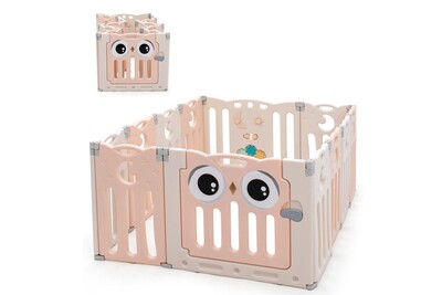Parc Bebe Costway Parc Bebe En Plastique 12 Elements Pliable Motif D Hibou En Hdpe Sans Bpa Porte Avec Verrou De Securite Beige Et Rose Darty Parc Bebe Costway Parc Bebe En Plastique 12 Elements Pliable Motif D Hibou En Hdpe Sans Bpa Porte Avec Verrou De Securite Beige Et Rose Darty