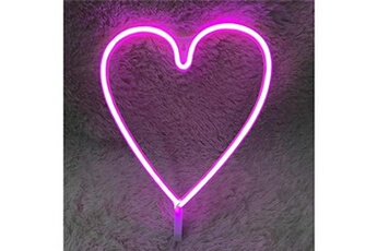 Veilleuses Ulalaza Ulalaza led neon light inscrivez-vous moon star heart night light pour la chambre des enfants wall art romantique cadeau d'anniversaire de noël