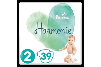 Couche bébé Pampers Pampers couches harmonie taille 2 4-8 kg - 39 couches