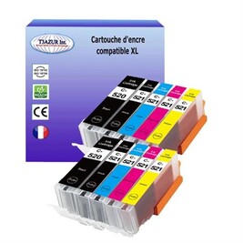 Cartouche d'encre Magenta compatible Go Inks - Remplace Canon CLI-521M Cartouche d'encre Magenta compatible Go Inks - Remplace Canon CLI-521M