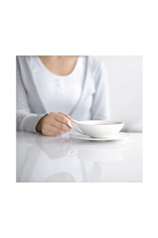 tasse et mugs asa - tasse à thé et soucoupe 170 ml - blanc -