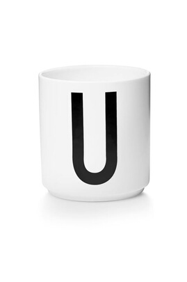 Tasse et Mugs Design Letters - Tasse blanche Design Letters - Blanc - U