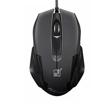 Souris de jeu filaire 512G 1000DPI USB - noir