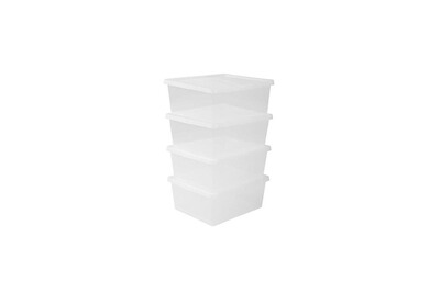31,5L Iris Ohyama blanc Inner Box 2 boîtes de rangement pour étagère 31,8 x 31,4 x 31,5 cm set 